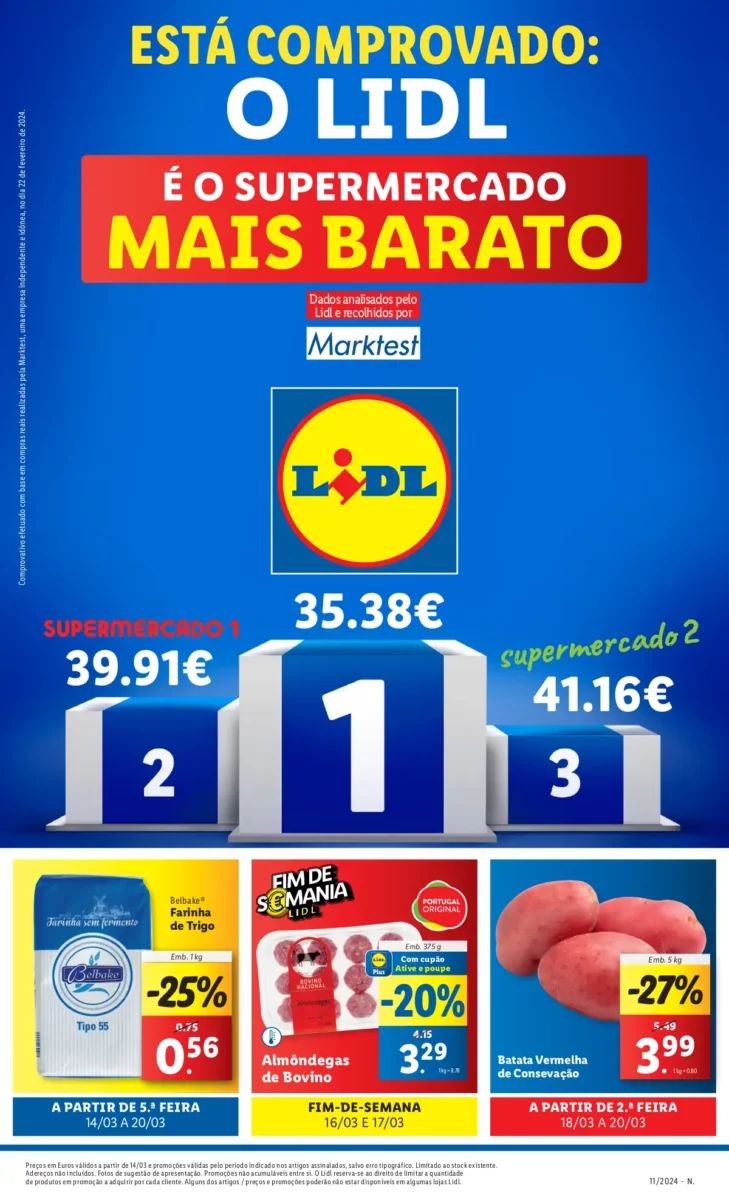 Antevis&atilde;o Folheto LiDL Promo&ccedil;&otilde;es (14 a 20 mar&ccedil;o)