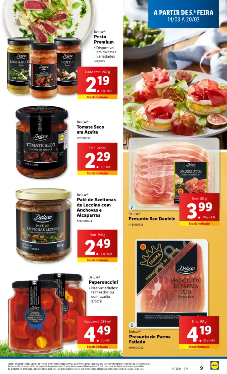 Antevis&atilde;o Folheto LiDL Promo&ccedil;&otilde;es (14 a 20 mar&ccedil;o)