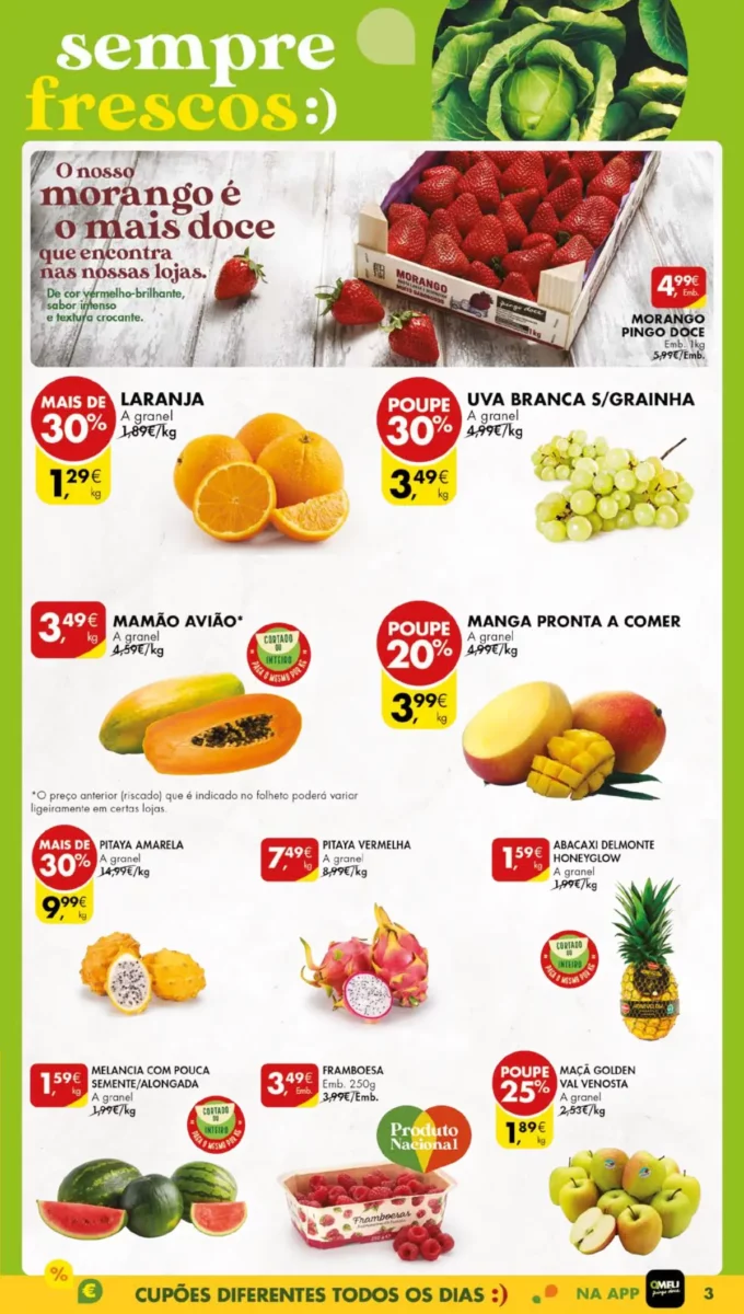 Antevis&atilde;o Folheto Pingo Doce (26 mar&ccedil;o a 1 abril)