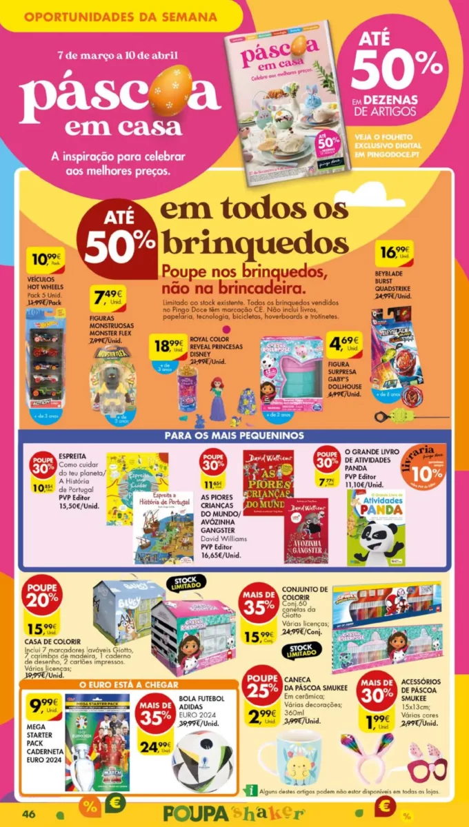 Antevis&atilde;o Folheto Pingo Doce (26 mar&ccedil;o a 1 abril)