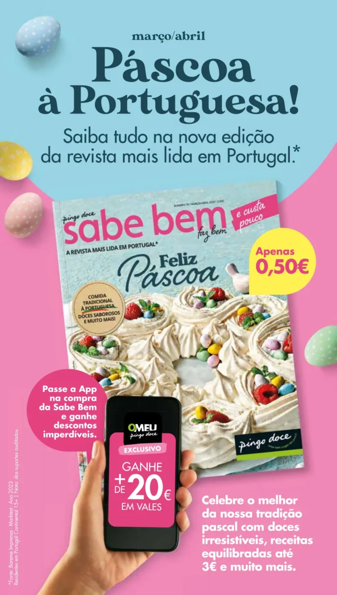 Antevis&atilde;o Folheto Pingo Doce (26 mar&ccedil;o a 1 abril)