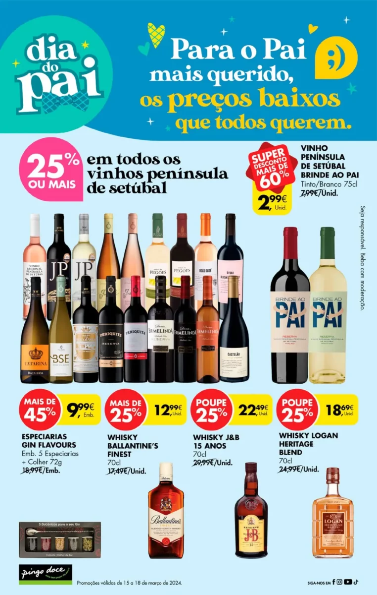 Antevis&atilde;o Folheto Pingo Doce fim-de-semana (15 a 18 mar&ccedil;o)