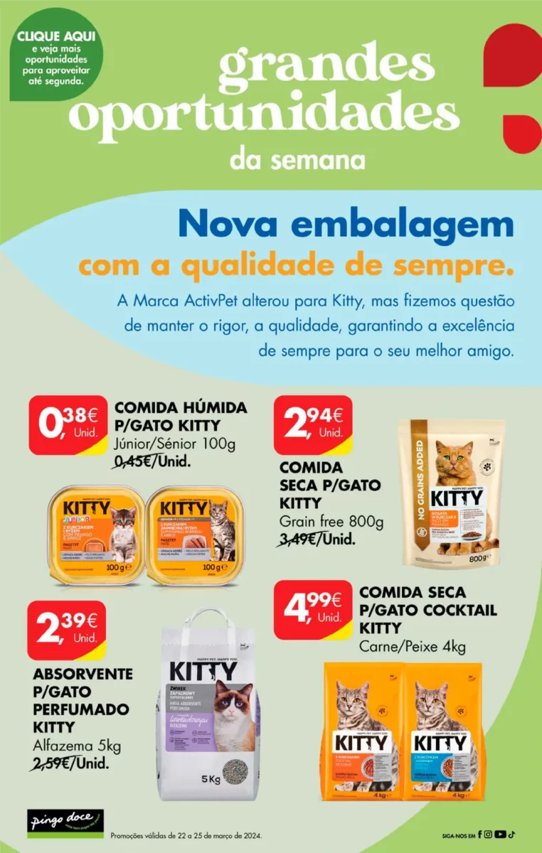 Antevis&atilde;o Folheto Pingo Doce fim-de-semana (22 a 25 mar&ccedil;o)