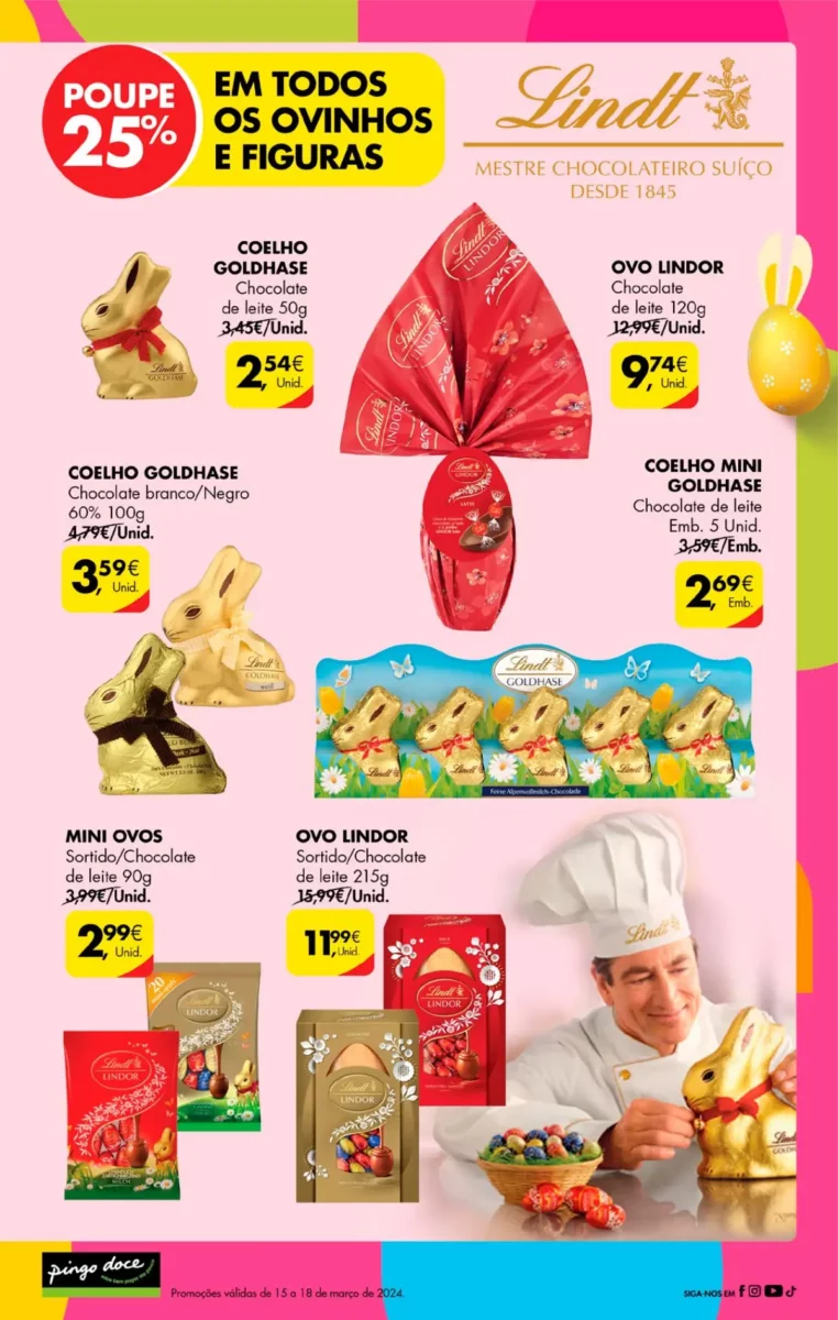 Antevis&atilde;o Folheto Pingo Doce fim-de-semana (15 a 18 mar&ccedil;o)