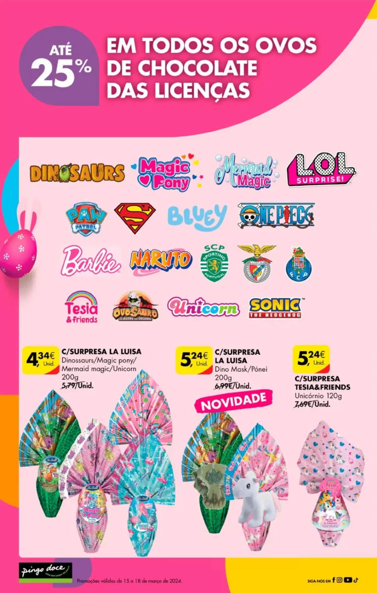 Antevis&atilde;o Folheto Pingo Doce fim-de-semana (15 a 18 mar&ccedil;o)