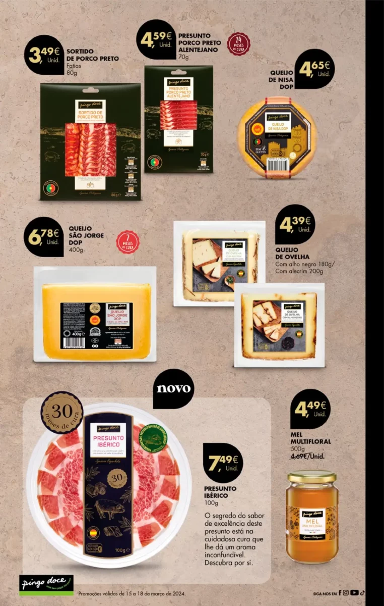 Antevis&atilde;o Folheto Pingo Doce fim-de-semana (15 a 18 mar&ccedil;o)