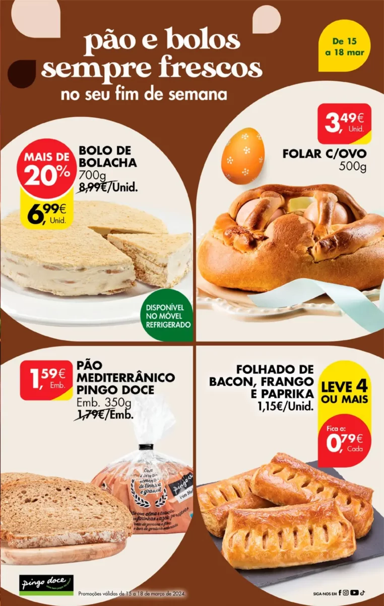Antevis&atilde;o Folheto Pingo Doce fim-de-semana (15 a 18 mar&ccedil;o)