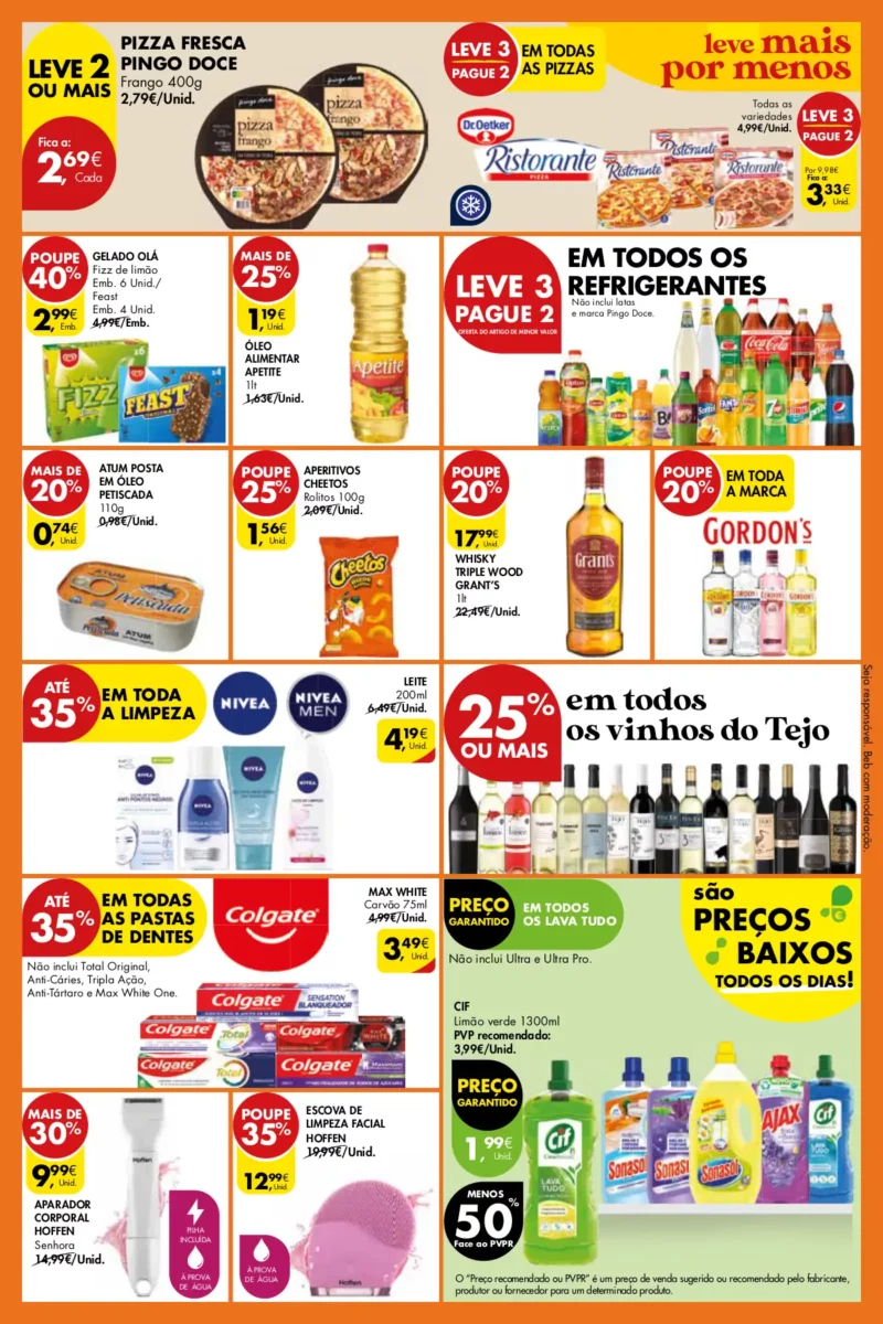 Antevis&atilde;o Folheto Pingo Doce fim-de-semana Madeira (8 a 11 mar&ccedil;o)