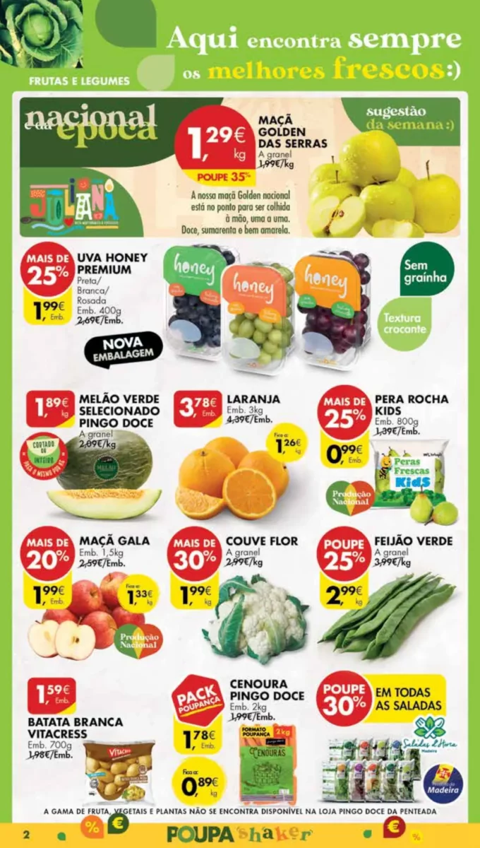 Antevis&atilde;o Folheto Pingo Doce Madeira (5 a 11 mar&ccedil;o)