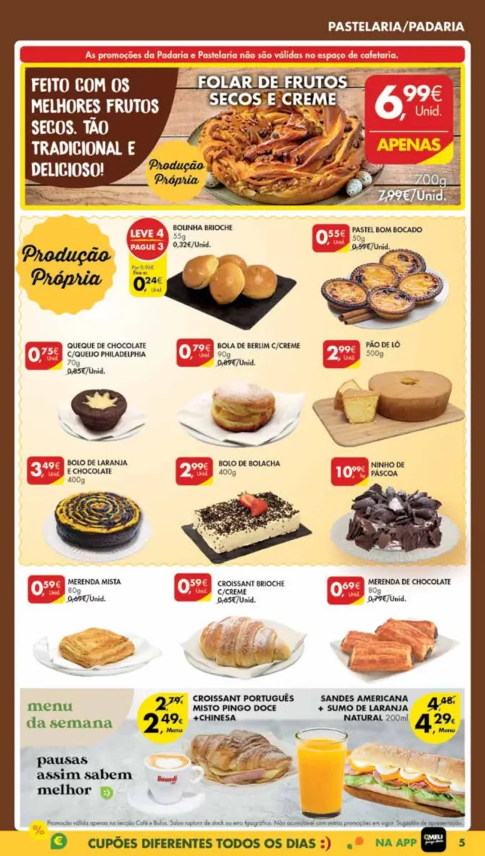 Antevis&atilde;o Folheto Pingo Doce Madeira (5 a 11 mar&ccedil;o)