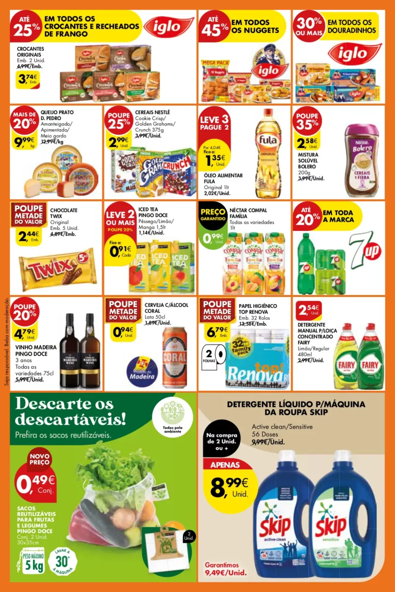 Antevis&atilde;o Folheto Pingo Doce fim-de-semana Madeira (1 a 4 mar&ccedil;o)