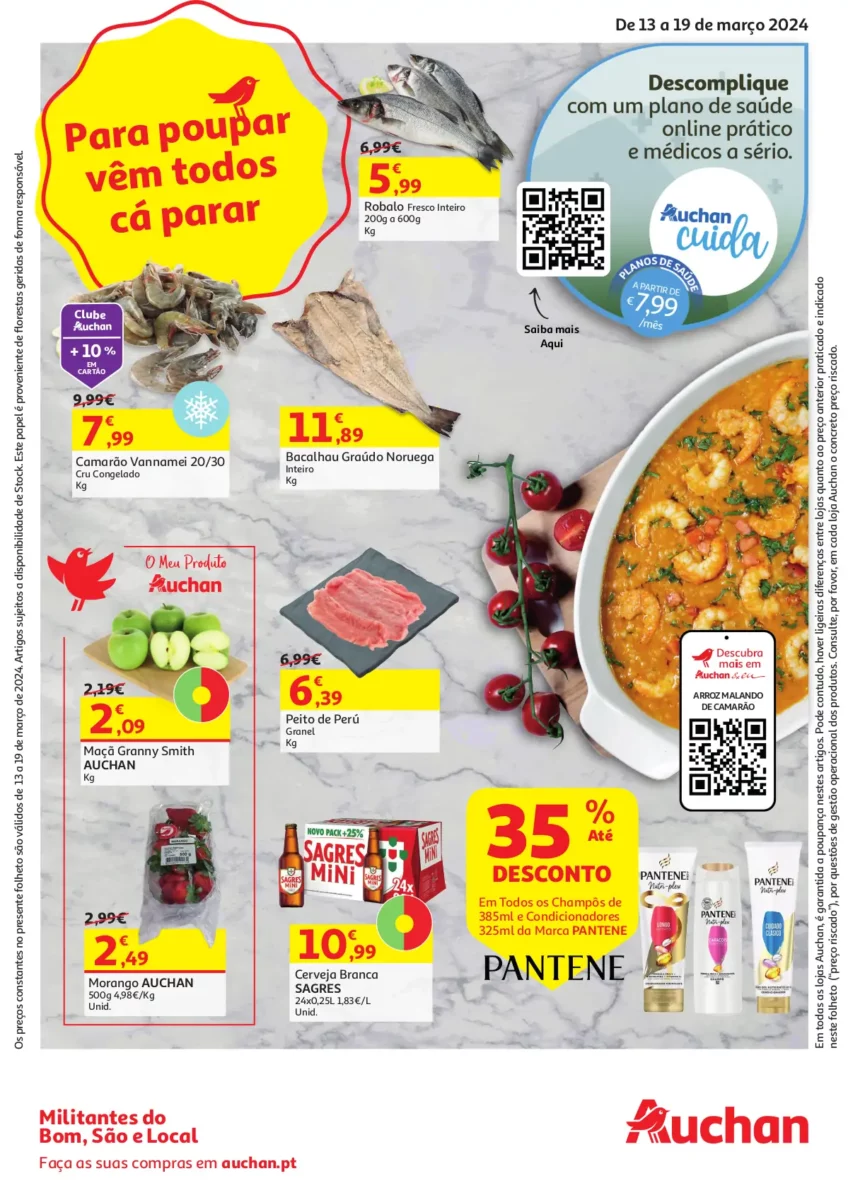 Folheto Auchan (13 a 19 mar&ccedil;o)