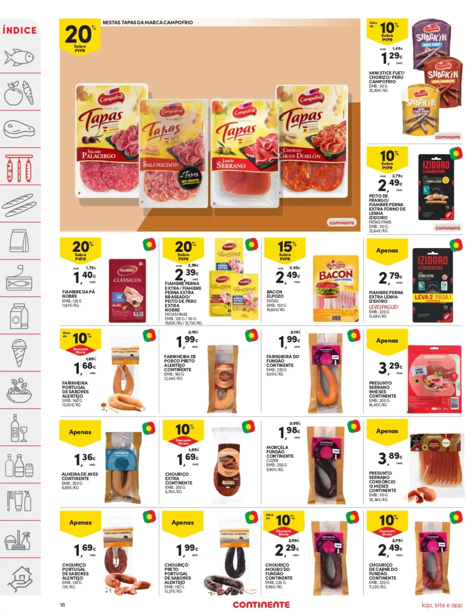 Folheto Continente (5 a 11 mar&ccedil;o)