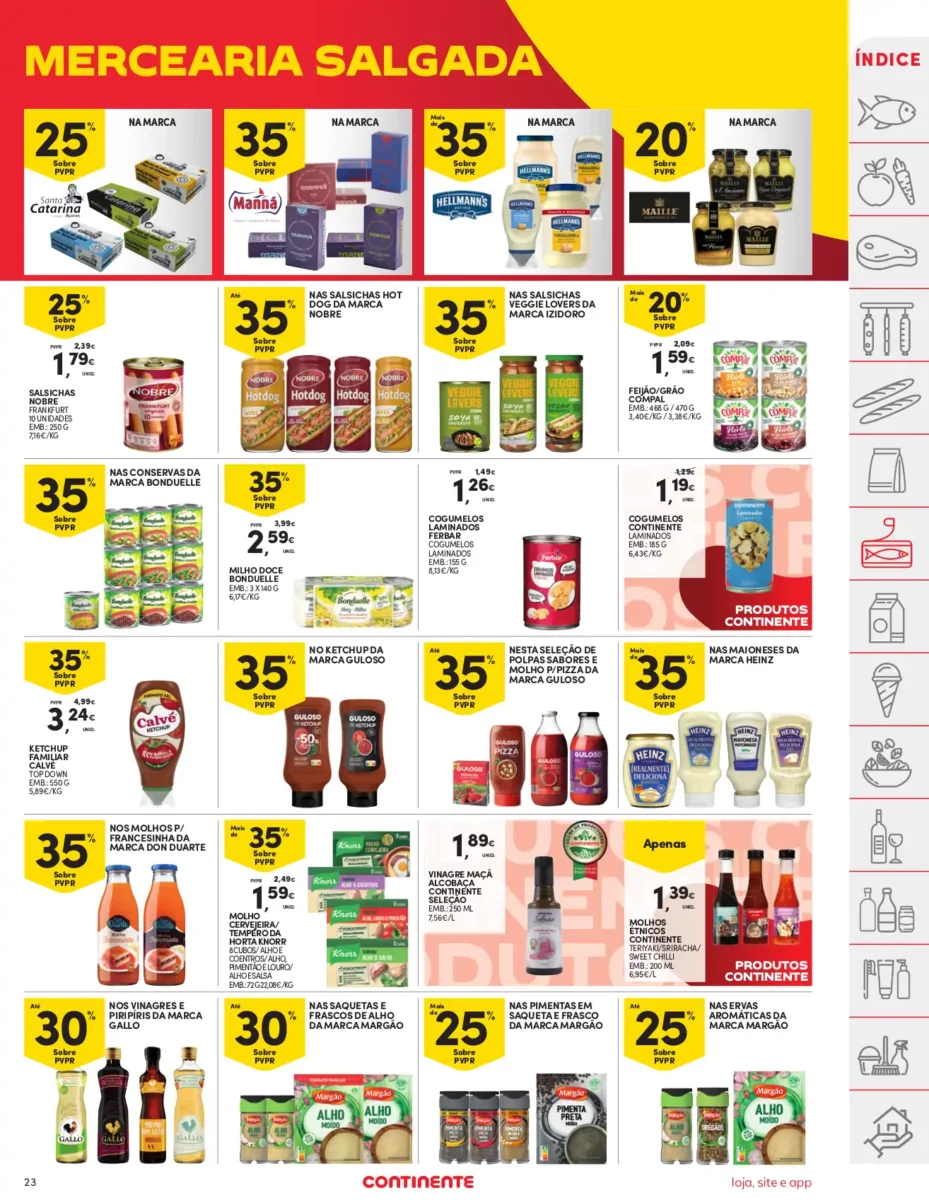 Folheto Continente (5 a 11 mar&ccedil;o)