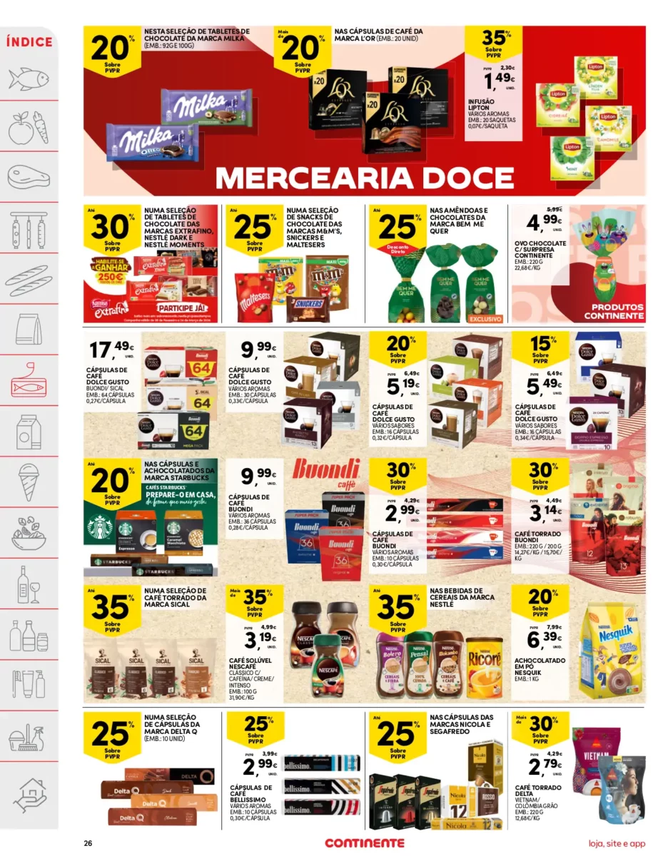 Folheto Continente (12 a 18 mar&ccedil;o)