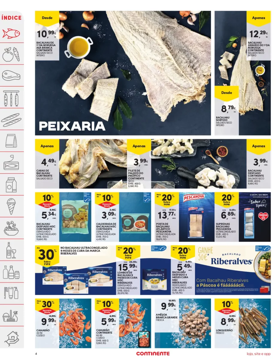 Folheto Continente (5 a 11 mar&ccedil;o)