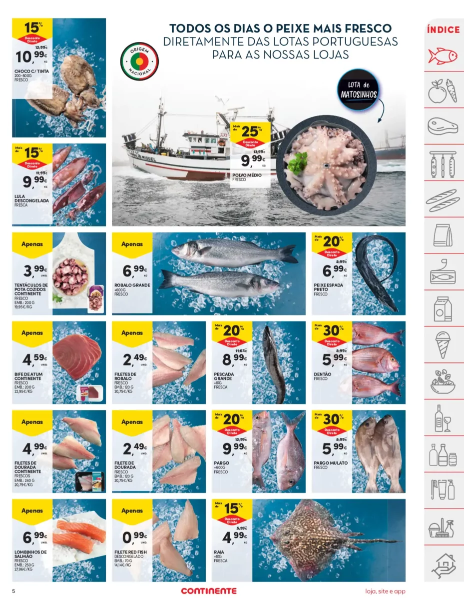 Folheto Continente (5 a 11 mar&ccedil;o)