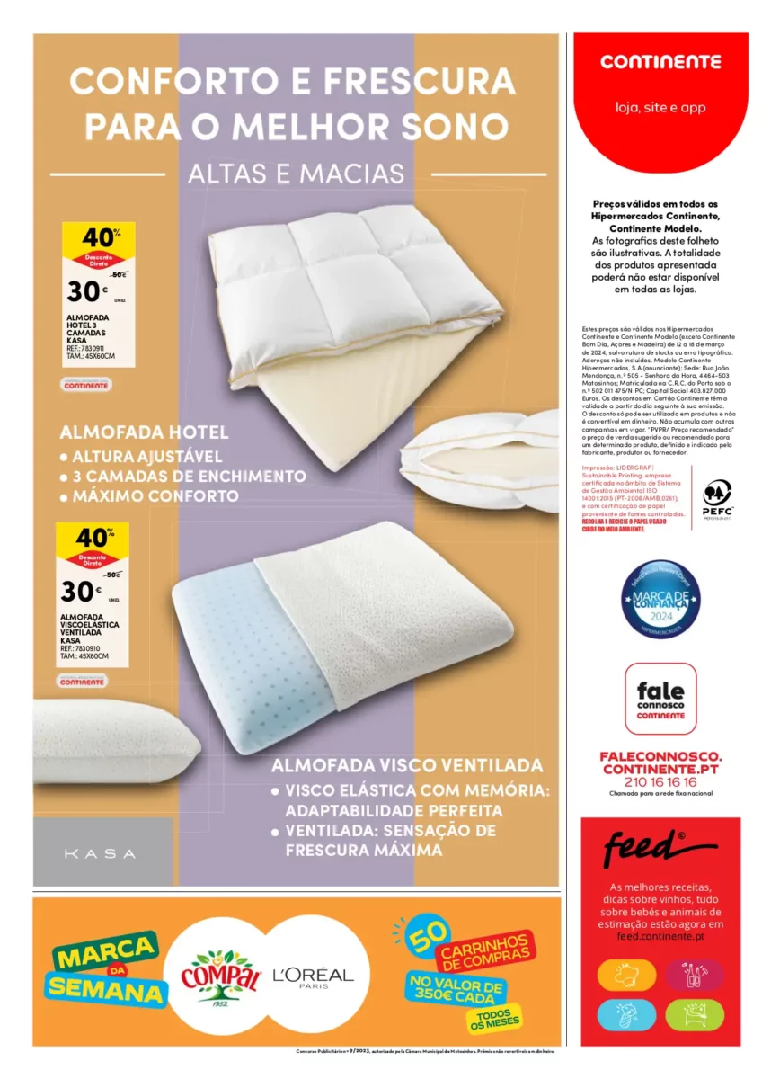 Folheto Continente (12 a 18 mar&ccedil;o)