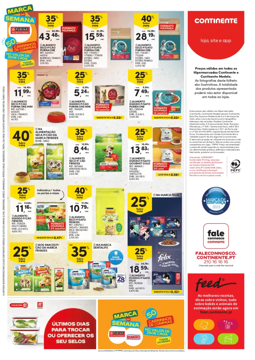 Folheto Continente (5 a 11 mar&ccedil;o)