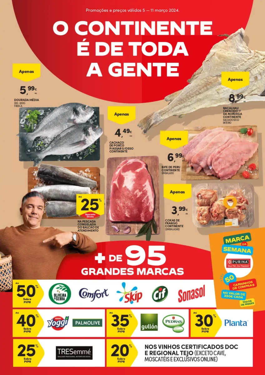 Folheto Continente (5 a 11 mar&ccedil;o)