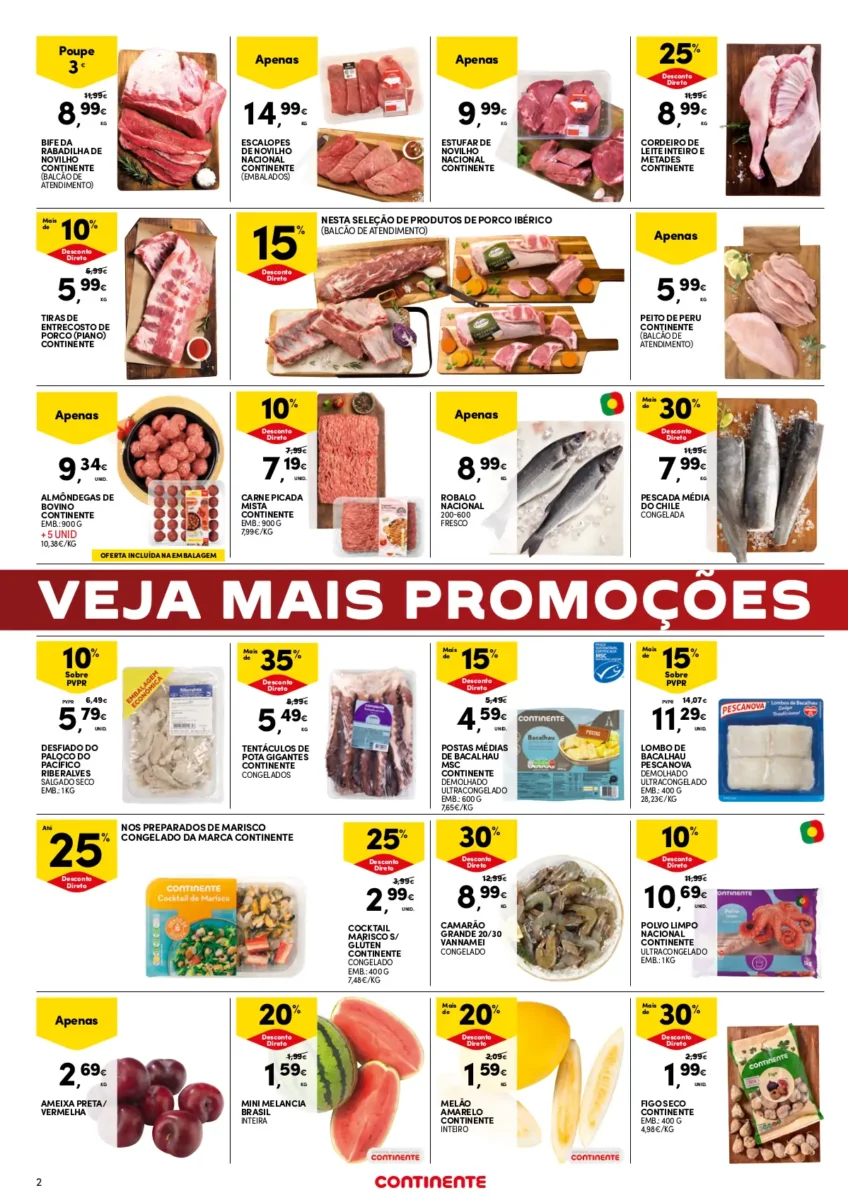 Folheto Continente fim-de-semana (22 a 25 mar&ccedil;o)