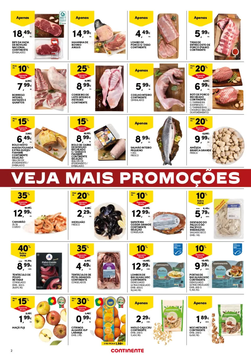 Folheto Continente fim-de-semana (29 mar&ccedil;o a 1 abril)