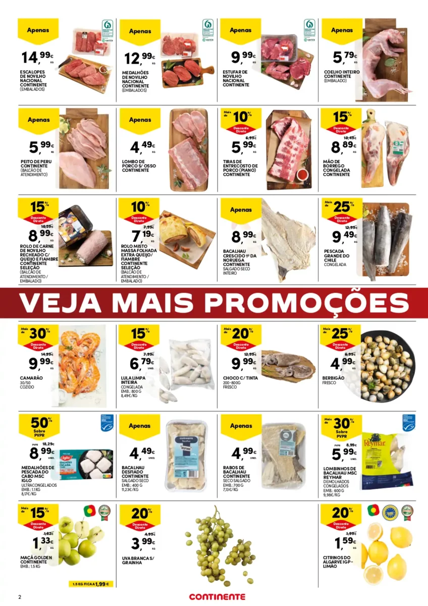 Folheto Continente fim-de-semana (1 a 4 mar&ccedil;o)