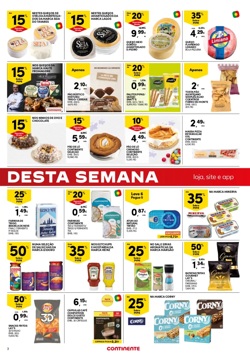 Folheto Continente fim-de-semana (29 mar&ccedil;o a 1 abril)