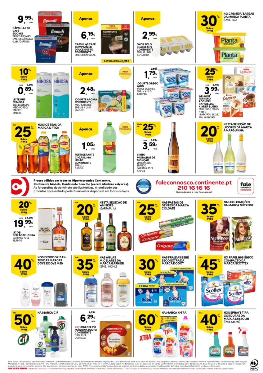 Folheto Continente fim-de-semana (22 a 25 mar&ccedil;o)