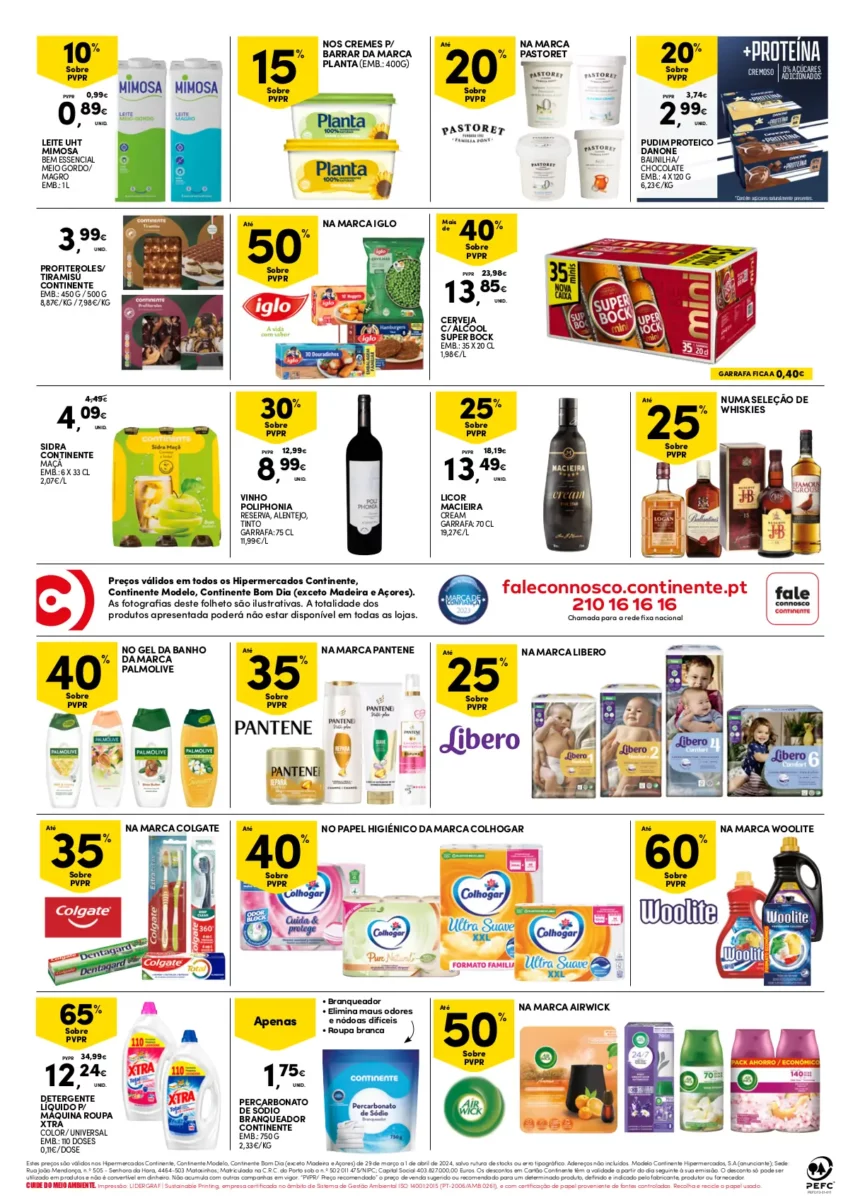 Folheto Continente fim-de-semana (29 mar&ccedil;o a 1 abril)