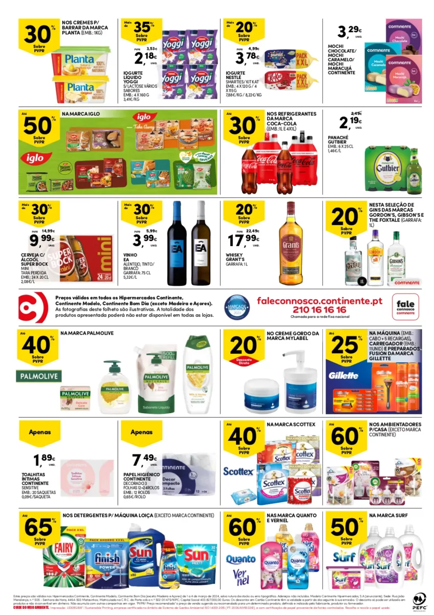 Folheto Continente fim-de-semana (1 a 4 mar&ccedil;o)