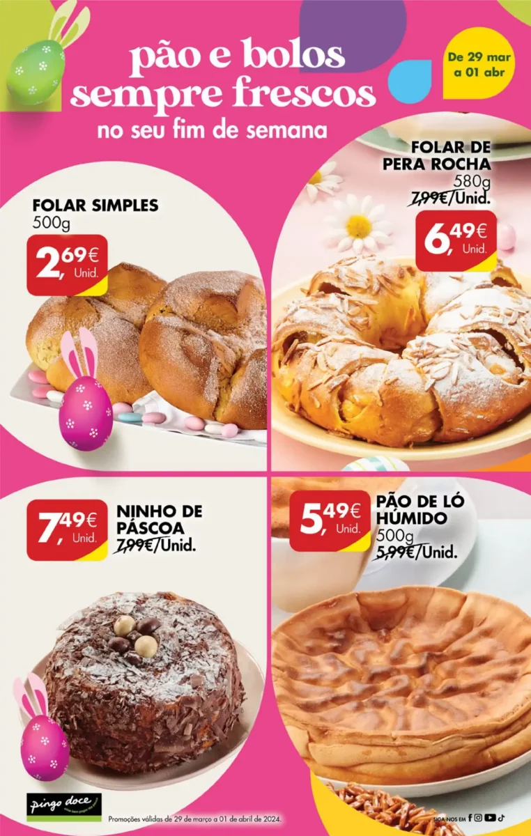 Folheto Pingo Doce fim-de-semana (29 mar&ccedil;o a 1 abril)