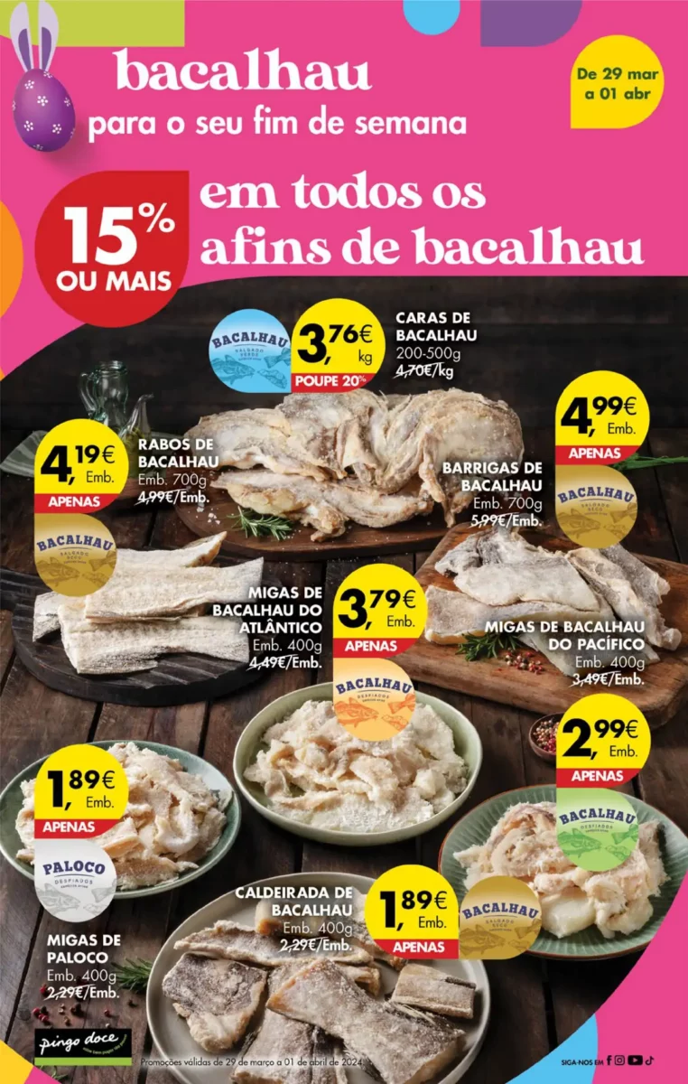 Folheto Pingo Doce fim-de-semana (29 mar&ccedil;o a 1 abril)