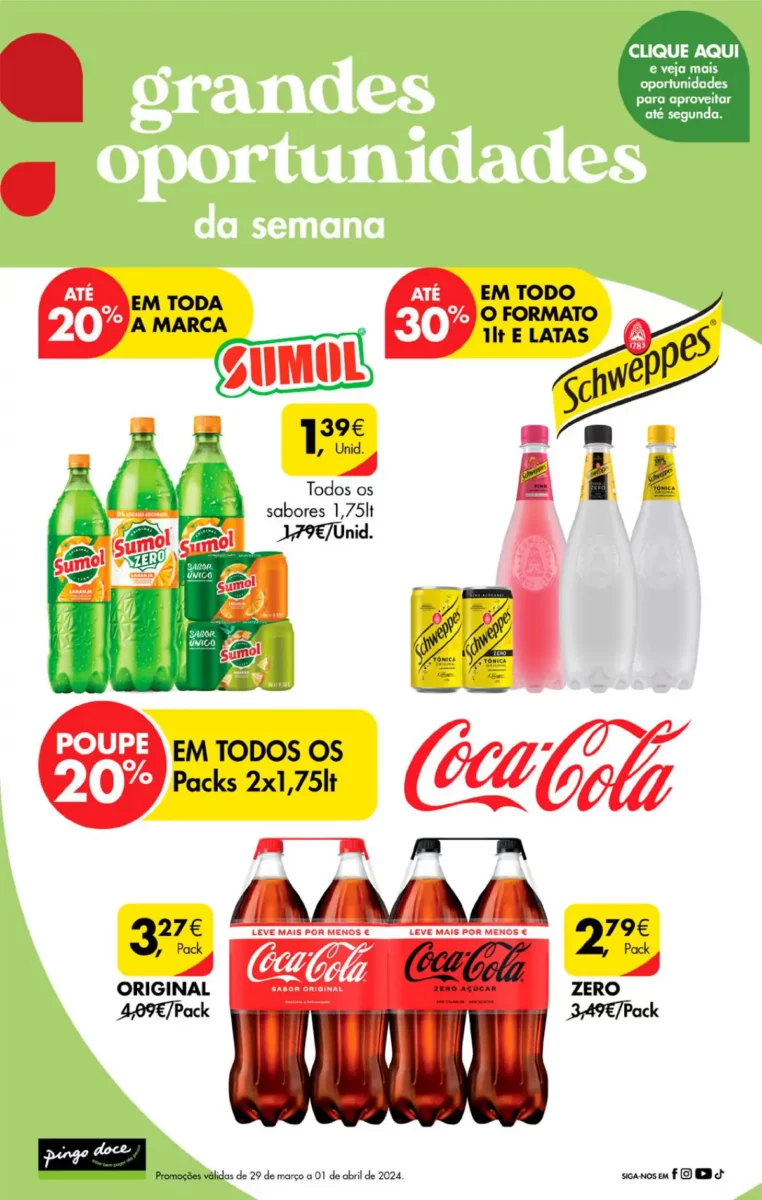 Folheto Pingo Doce fim-de-semana (29 mar&ccedil;o a 1 abril)