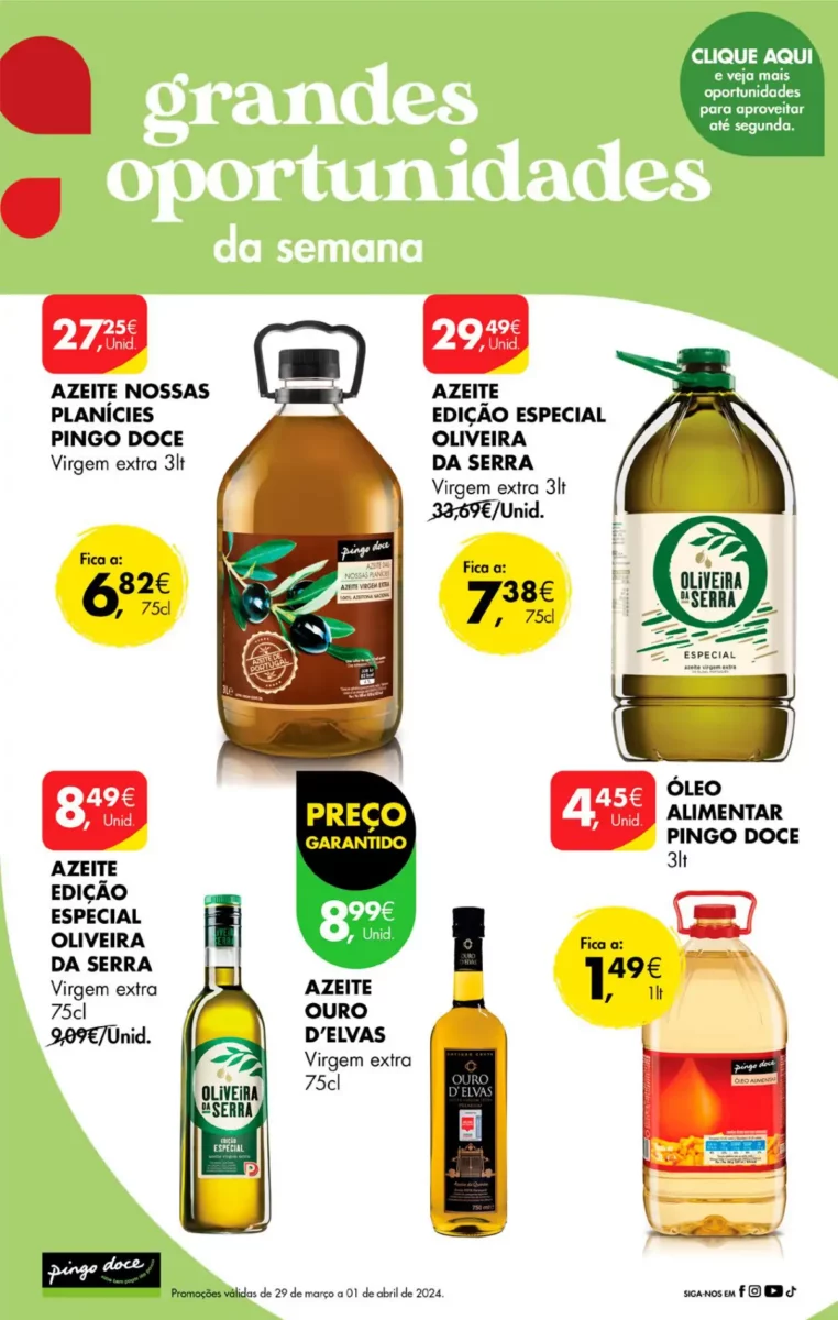 Folheto Pingo Doce fim-de-semana (29 mar&ccedil;o a 1 abril)
