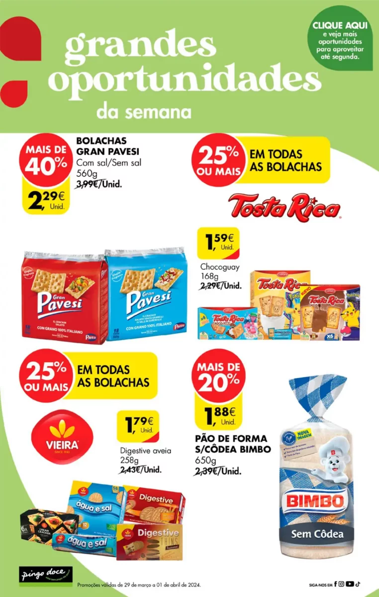 Folheto Pingo Doce fim-de-semana (29 mar&ccedil;o a 1 abril)
