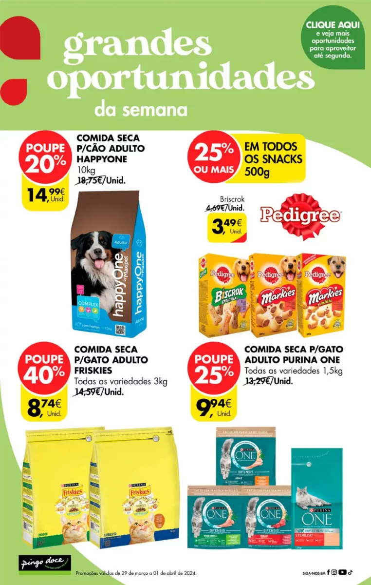 Folheto Pingo Doce fim-de-semana (29 mar&ccedil;o a 1 abril)