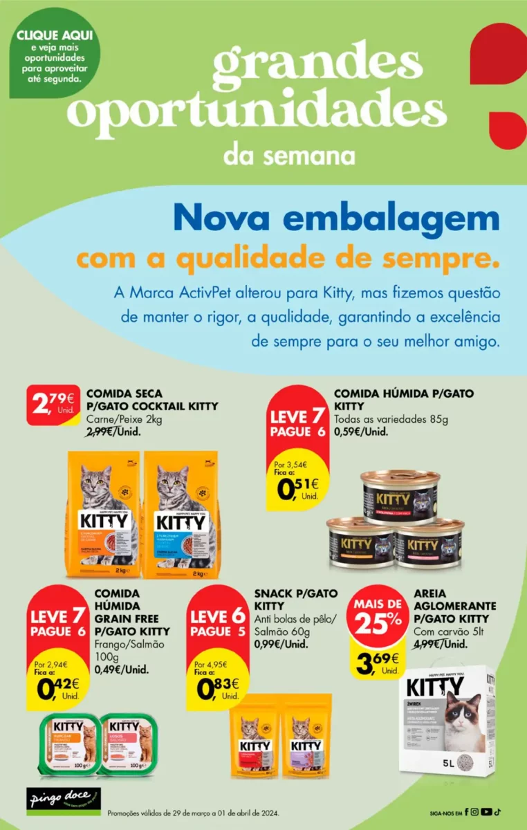 Folheto Pingo Doce fim-de-semana (29 mar&ccedil;o a 1 abril)