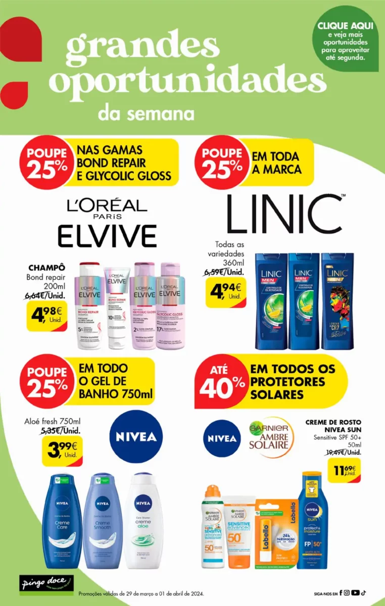 Folheto Pingo Doce fim-de-semana (29 mar&ccedil;o a 1 abril)