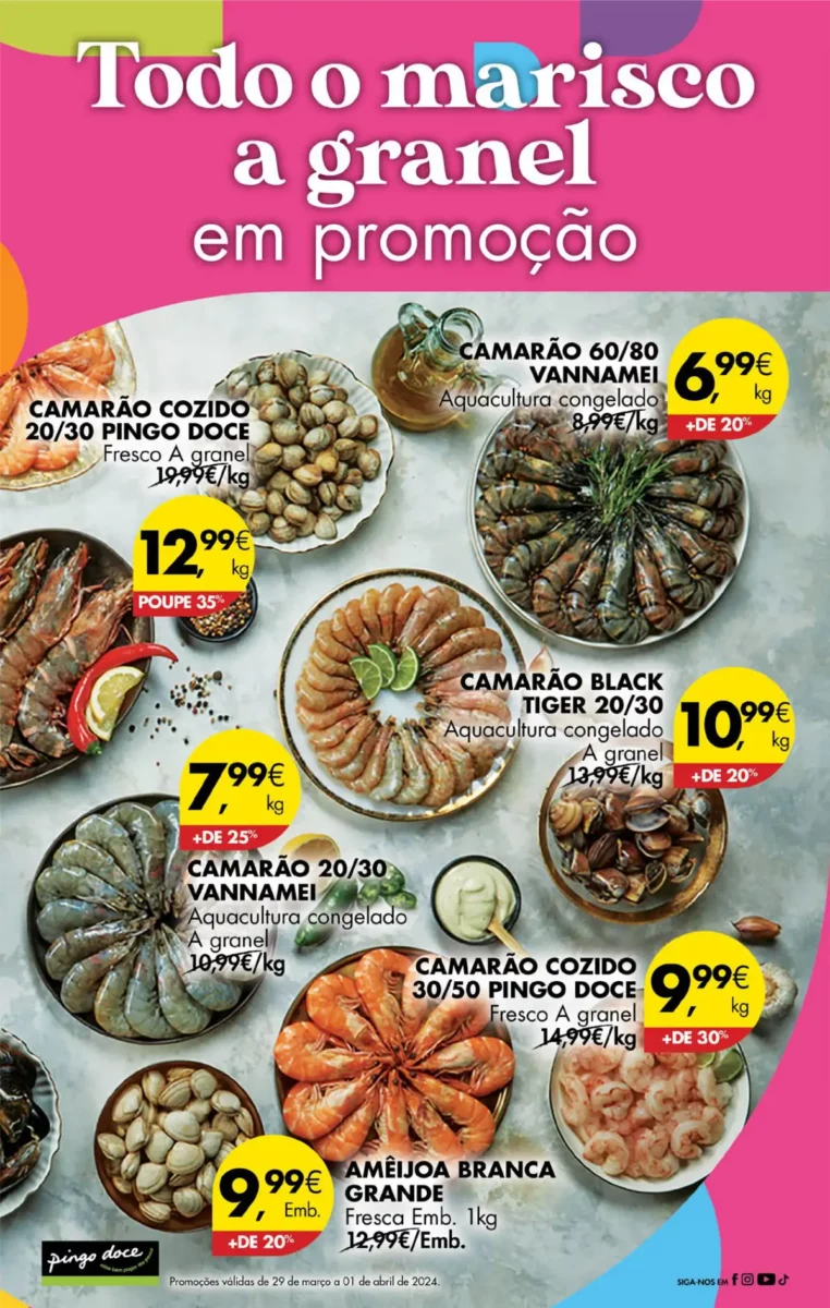 Folheto Pingo Doce fim-de-semana (29 mar&ccedil;o a 1 abril)