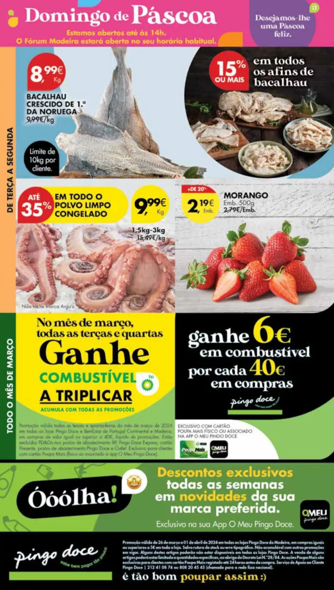 Folheto Pingo Doce Madeira (26 mar&ccedil;o a 1 abril)