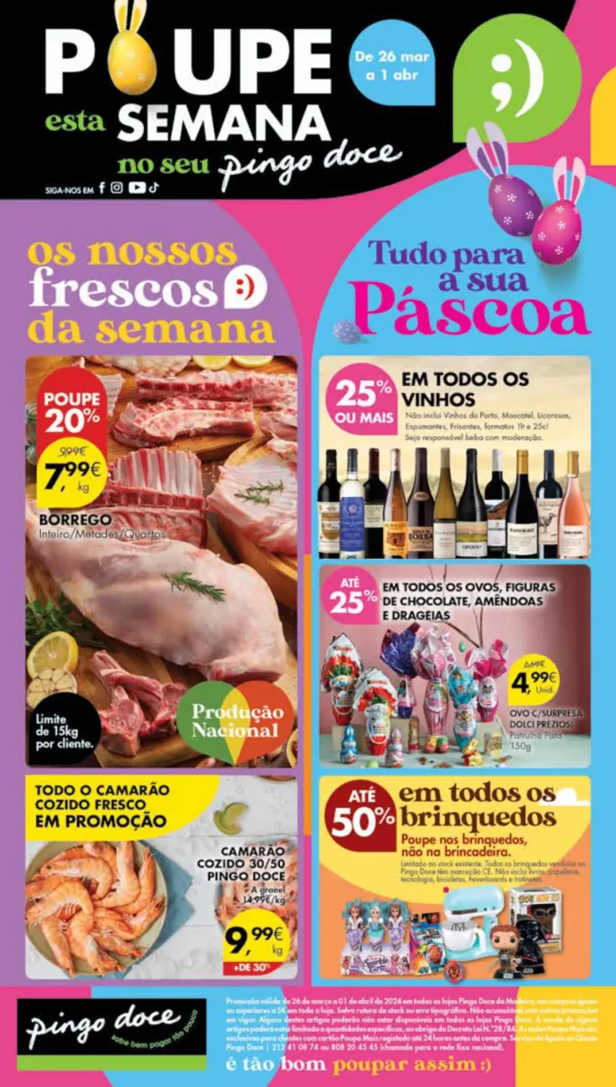 Folheto Pingo Doce Madeira (26 mar&ccedil;o a 1 abril)