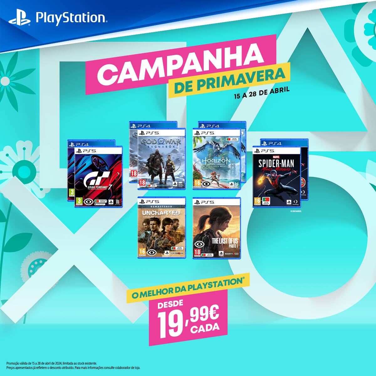 Promo&ccedil;&otilde;es de Primavera da PlayStation chegam aos pontos de venda habituais