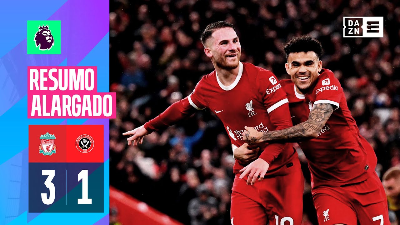 Resumo Alargado | Liverpool 3-1 Sheffield | Premier League 23/24