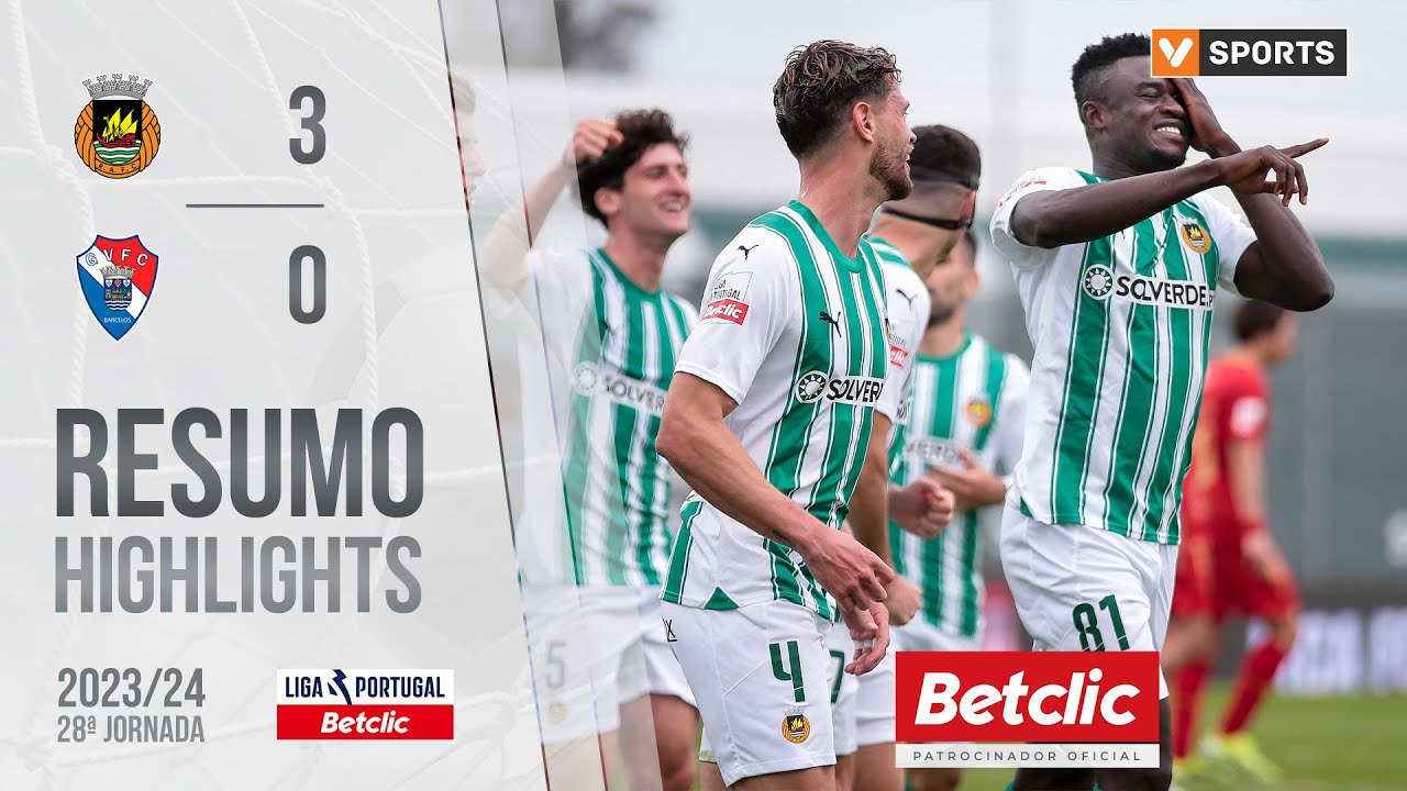 Resumo: Rio Ave 3-0 Gil Vicente (Liga 23/24 #28)