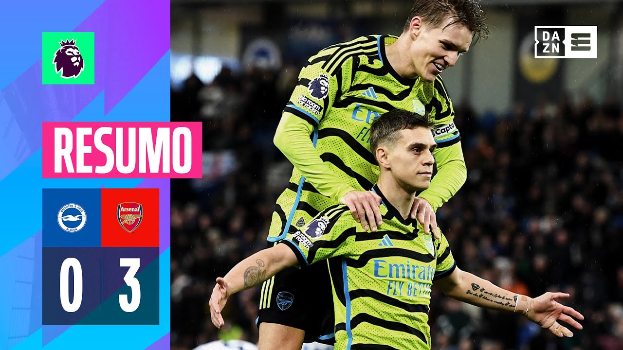 Resumo | Brighton 0-3 Arsenal | Premier League 23/24