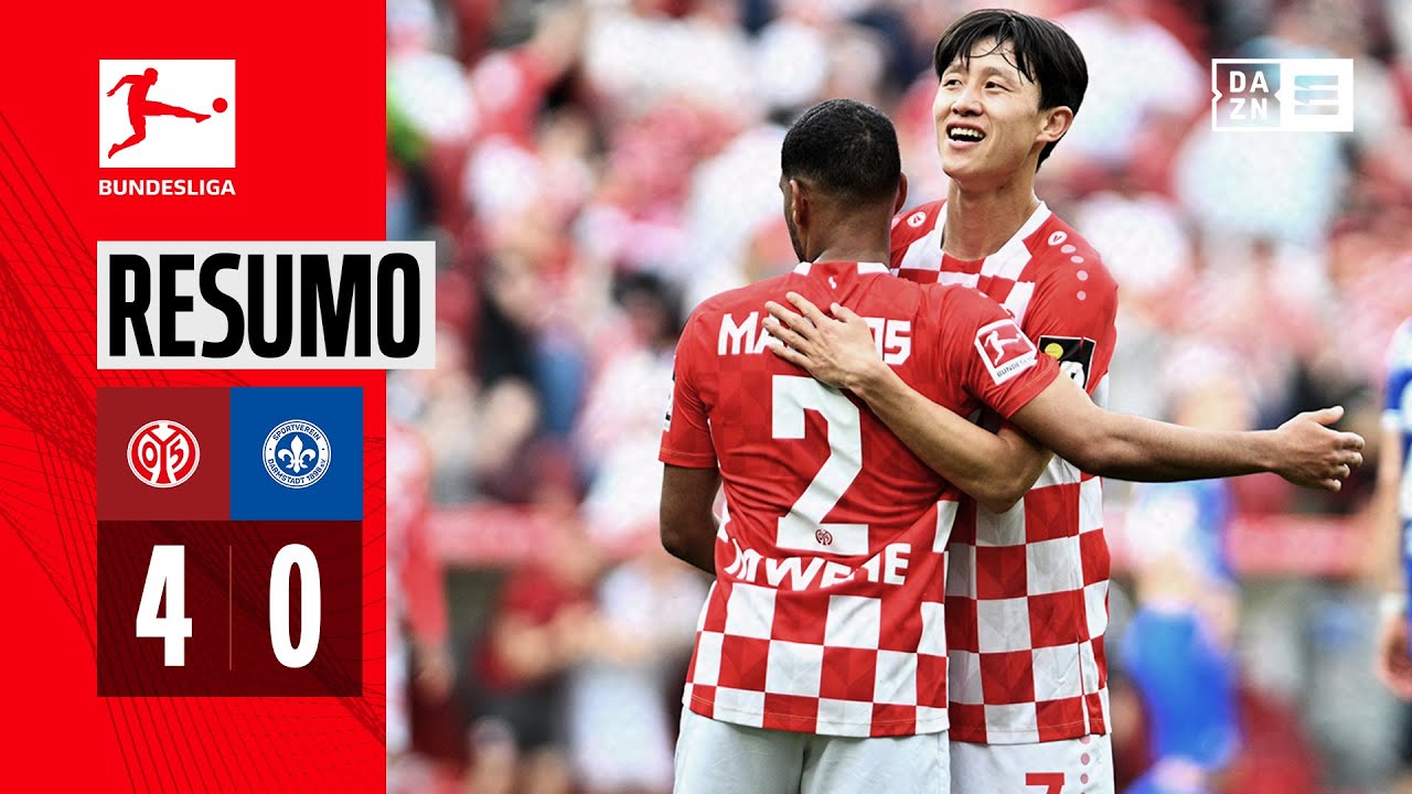 Resumo | Mainz 4-0 Darmstadt | Bundesliga 23/24