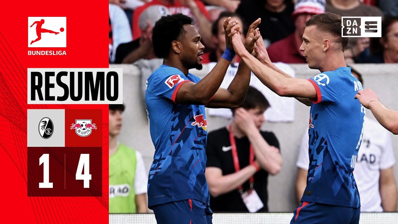 Resumo | Freiburg 1-4 Leipzig | Bundesliga 23/24
