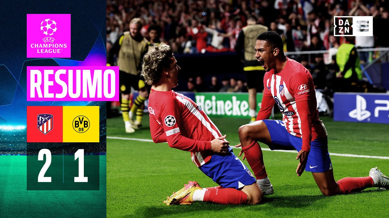 Resumo | Atletico Madrid 2-1 Dortmund | Champions League 23/24
