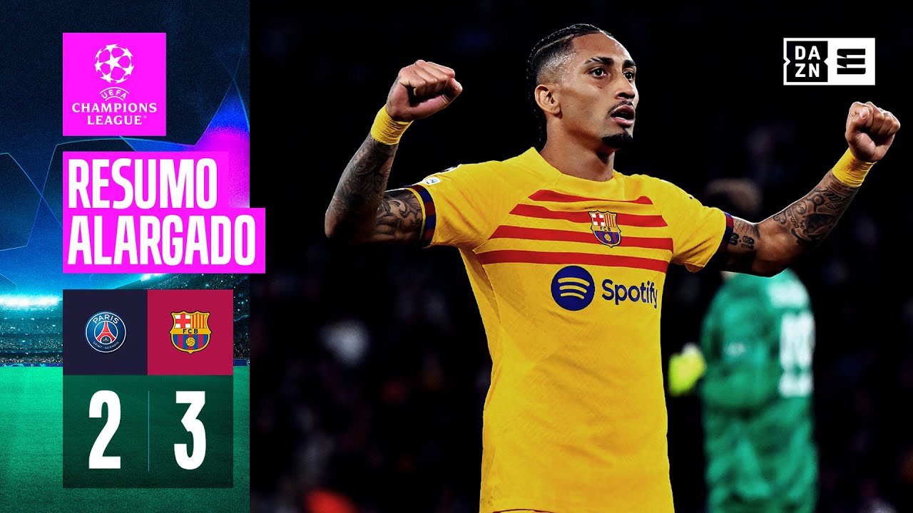 Resumo alargado | PSG 2-3 Barcelona | Champions League 23/24